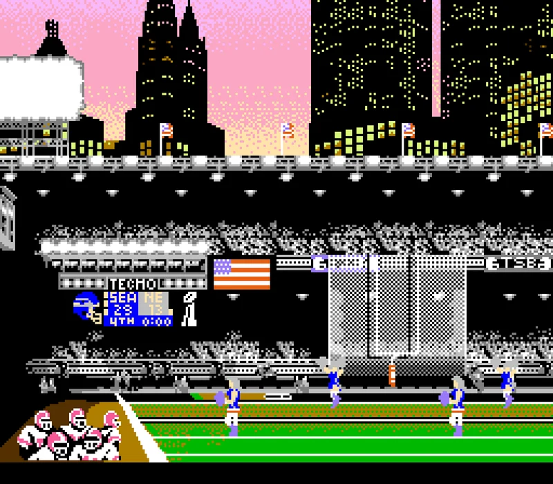 Tecmo Super Bowl 2027 NES Reproduction
