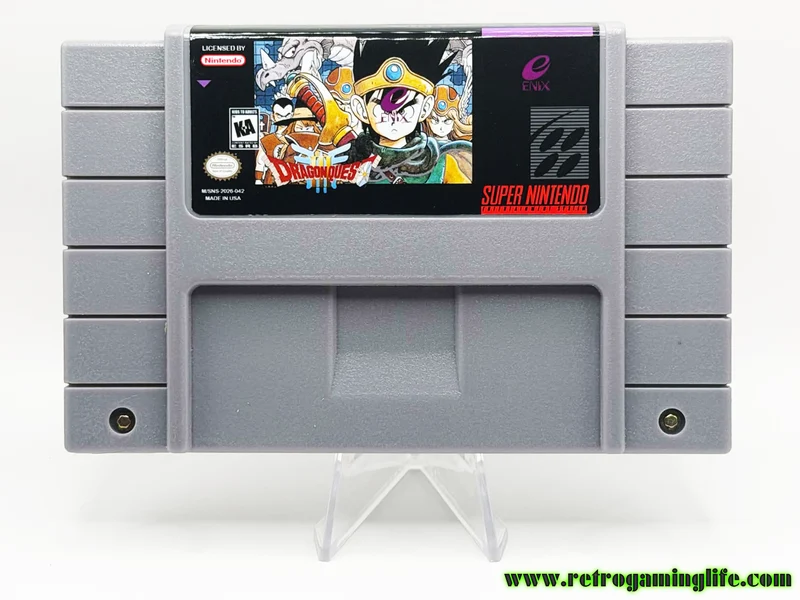 Dragon Quest III (English Translated) – SNES Reproduction Cartridge