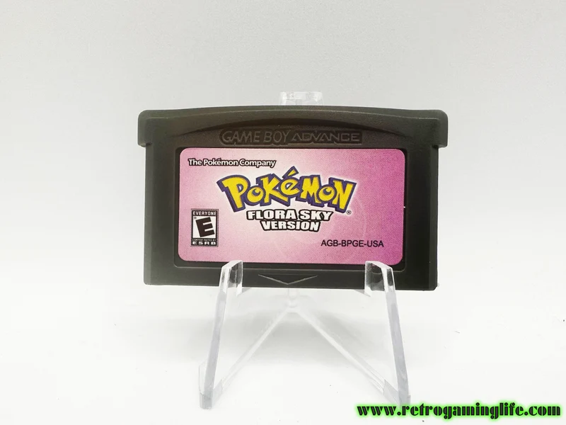 Pokémon Flora Sky Version (Game Boy Advance Reproduction Cartridge – Pink Edition)