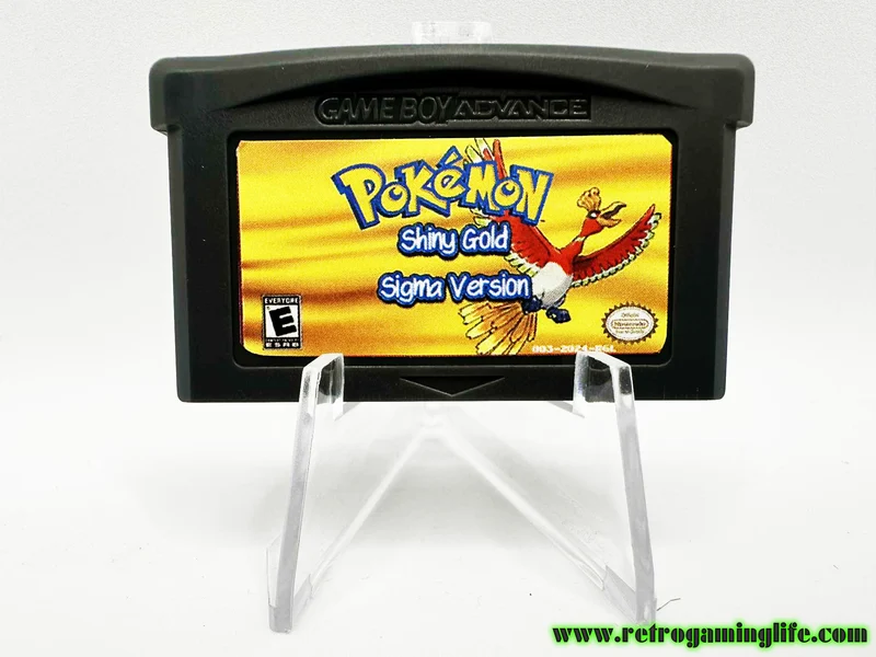 Pokémon Shiny Gold Sigma Version (Game Boy Advance Repro Cartridge)