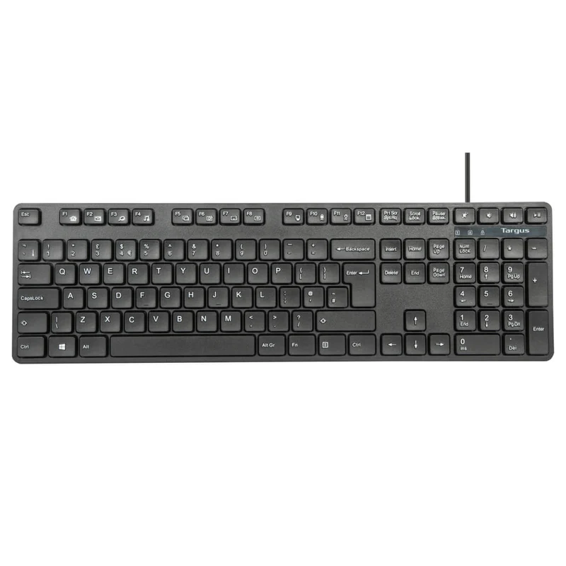 Kabelgebundene Tastatur-Maus-Kombination in voller Größe (Französisch)