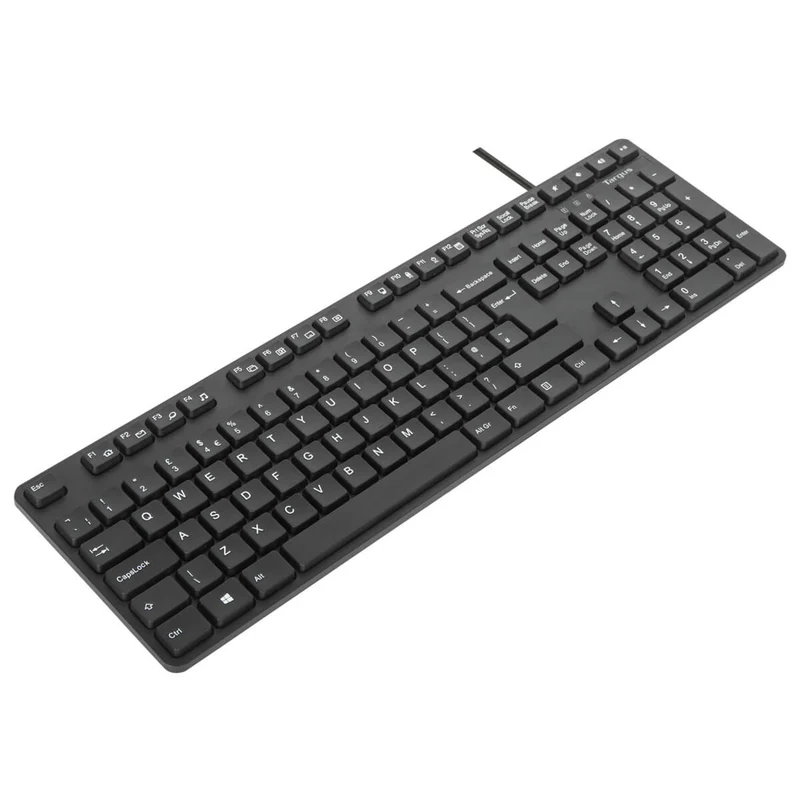 Kabelgebundene Tastatur-Maus-Kombination in voller Größe (Spanisch)