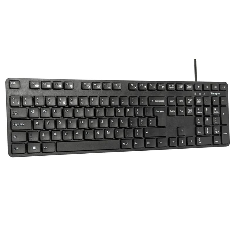 Kabelgebundene Tastatur-Maus-Kombination in voller Größe (Spanisch)