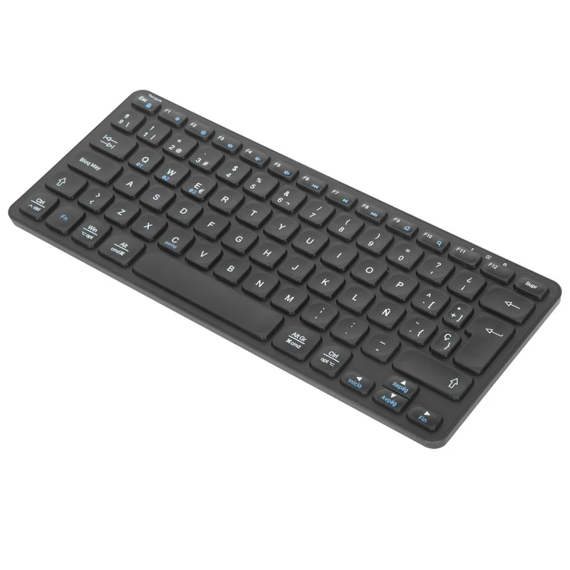 Kompakte antimikrobielle Multi-Device Bluetooth®-Tastatur (ES)