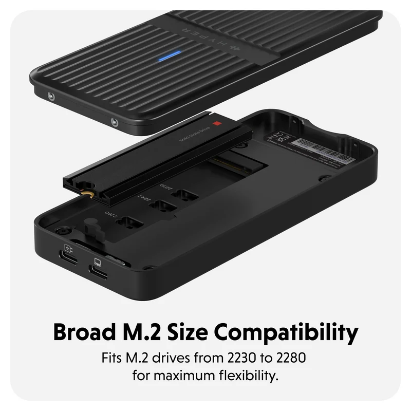 HyperDrive® Next USB4 M.2 PCIe-Gehäuse