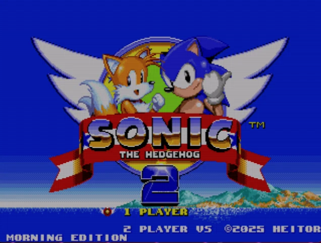 Sonic Morning Edition – Custom Sega Genesis Reproduction Cartridge