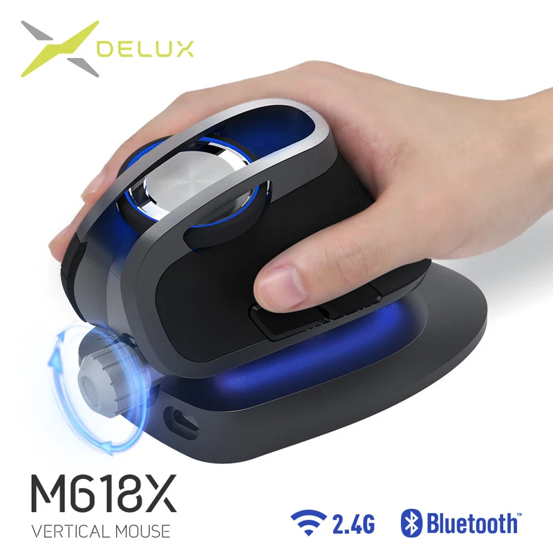 Delux M618X Adjustable angle Wireless