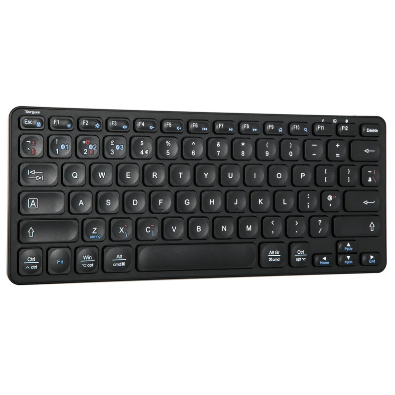 Kompakte antimikrobielle Bluetooth®-Tastatur für mehrere Geräte (UK)