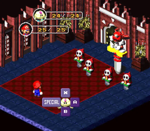Super Mario RPG: Legend of the Seven Stars – SNES Reproduction