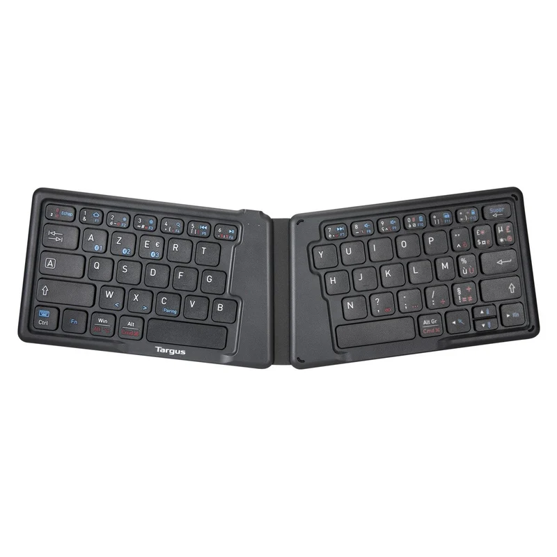 Antimikrobielle faltbare ergonomische Tastatur (Französisch)