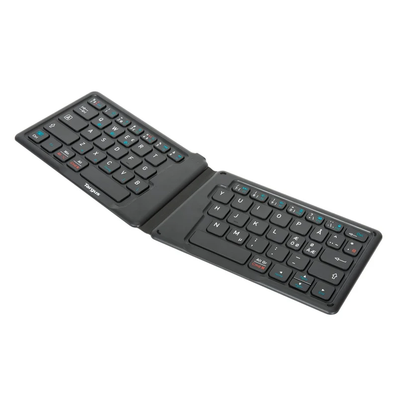 Antimikrobielle faltbare ergonomische Tastatur (Nordic)