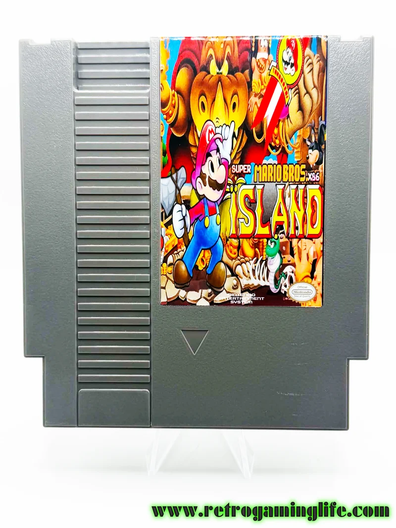 Super Mario Bros. X86 Island – NES Reproduction Cartridge