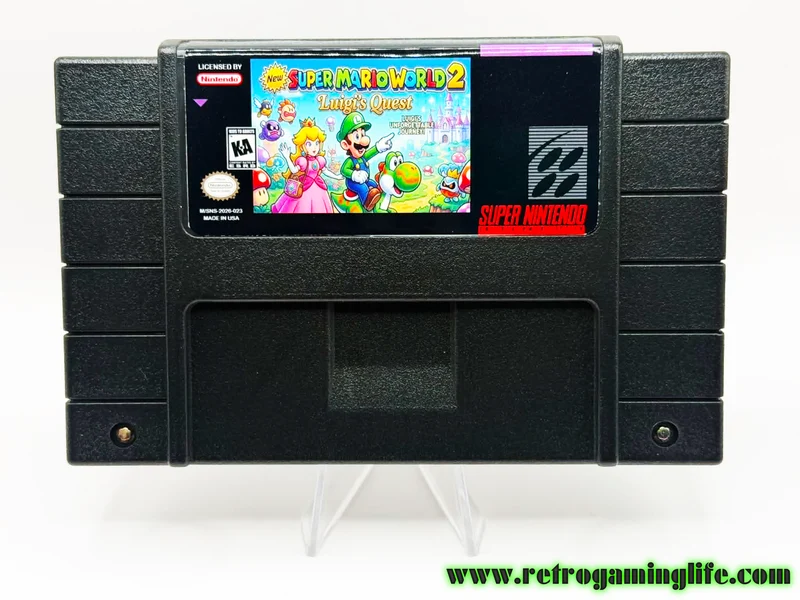 New Super Mario World 2: Luigi’s Quest – SNES (Reproduction) Cartridge