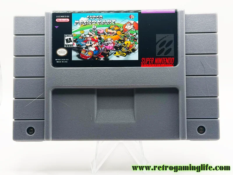 Super Mario Kart R SNES Reproduction Cartridge
