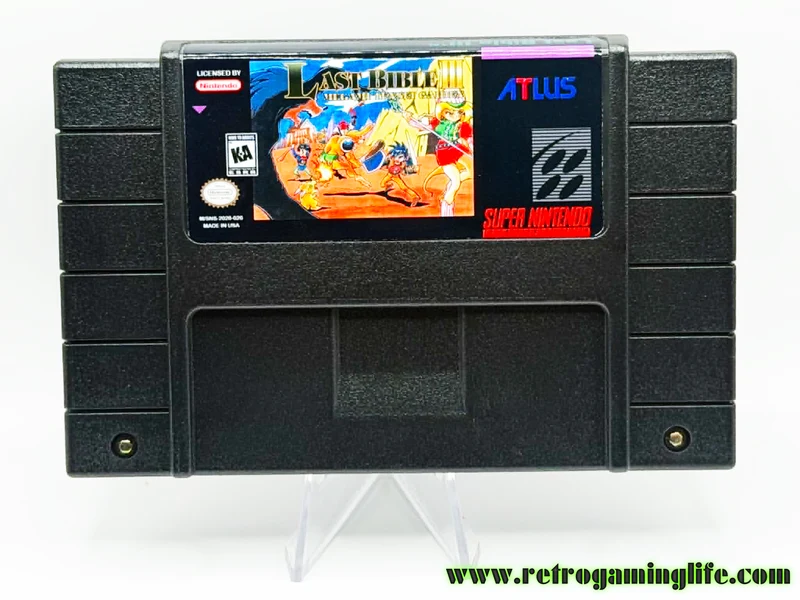 Last Bible III (English Translation) (SNES) – Reproduction Cartridge