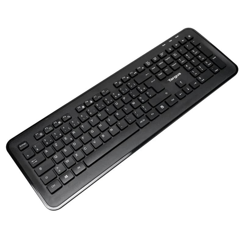 Targus® Kabellose Tastatur-Maus-Kombination in voller Größe - Schwarz (Französisch)