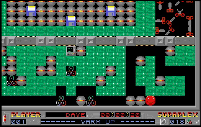 Supaplex Repro Floppy PC Game