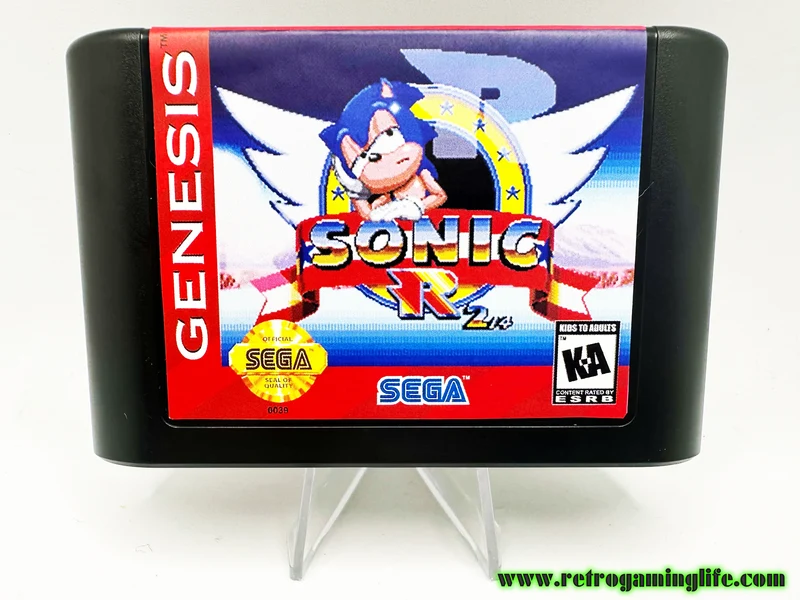 Sonic R 2/4 Sega Genesis Video Game Cart