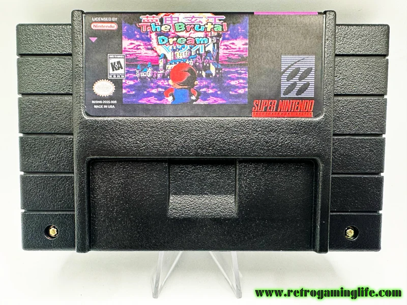 The Brutal Dream SNES Video Game Cart