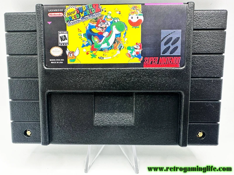 New Super Mario World 2 SNES Video Game Cart (Reproduction)