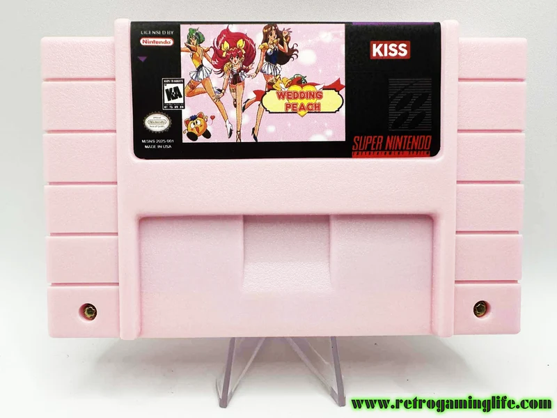 Wedding Peach English Translated SNES Video Game Cart