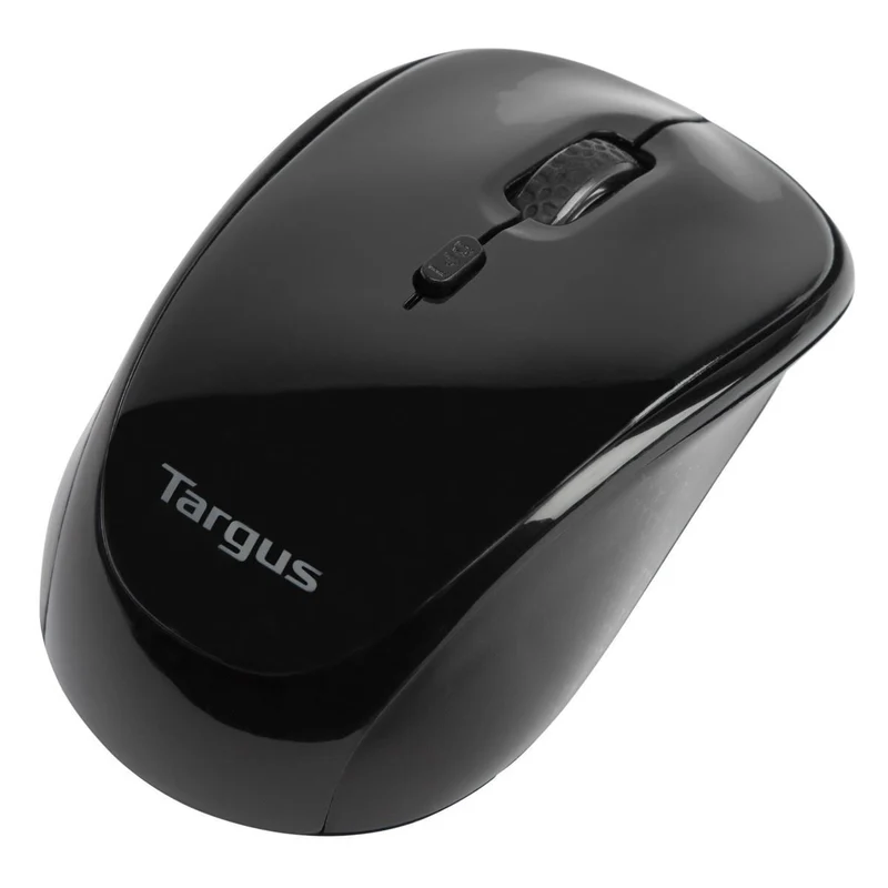 Wireless USB Laptop Blue Trace Mouse - Schwarz