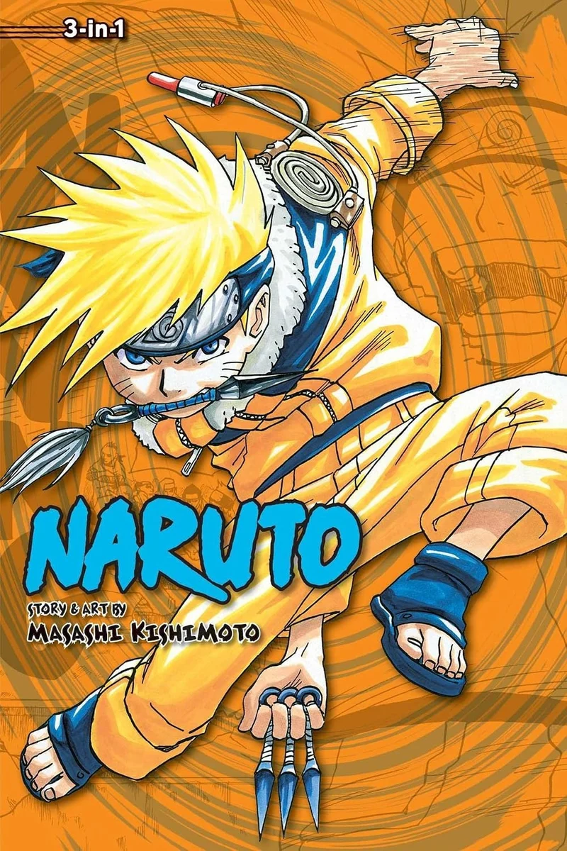 Naruto 3-in-1 Edition Vol 2 Volumes 4-5-6 Omnibus Paperback