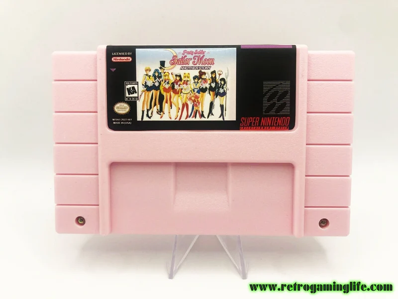 Pretty Soldier Sailor Moon Another Story RPG SNES Nintendo Game Cart