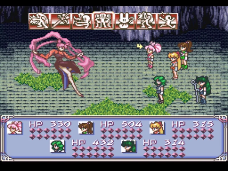 Pretty Soldier Sailor Moon Another Story RPG SNES Nintendo Game Cart