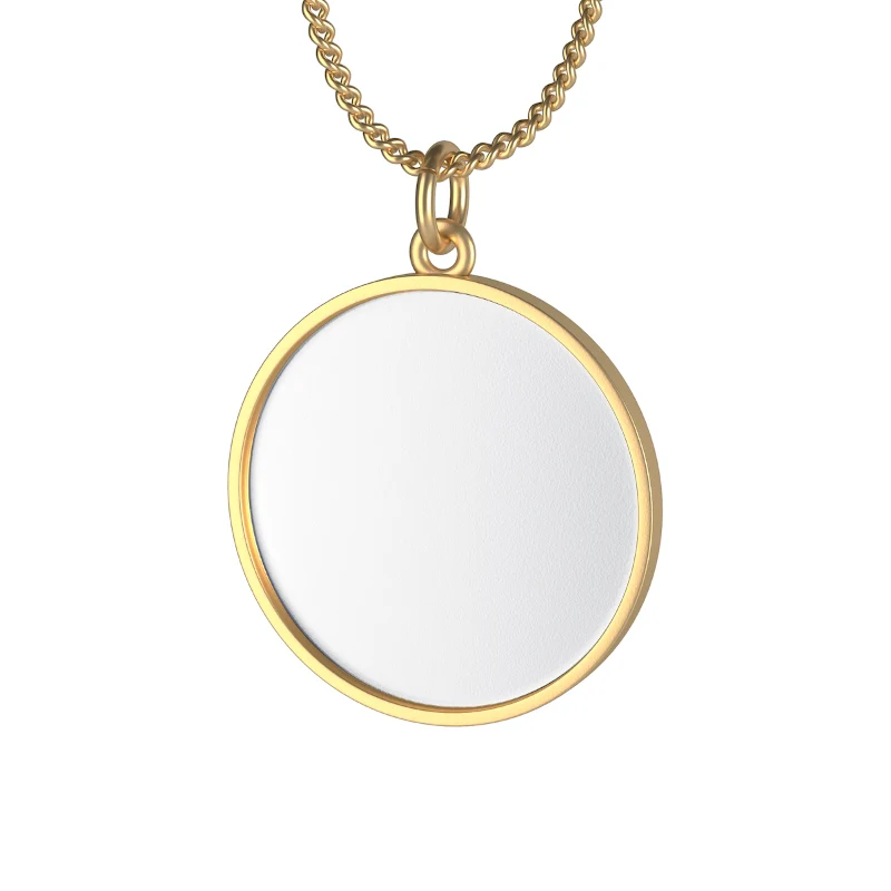 Custom single loop necklace