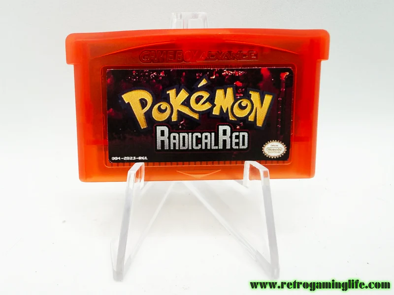 Pokemon Radical Red v4.1 Gameboy Advance Reproduction Game Cart