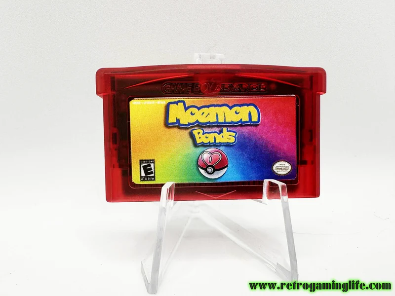 Moemon Bonds Gameboy Advance RPG Game Cart Repro