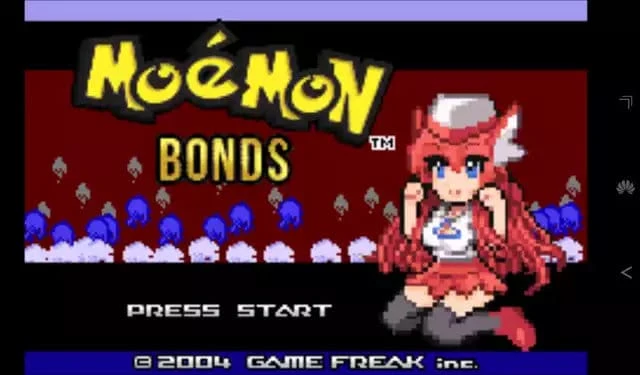 Moemon Bonds Gameboy Advance RPG Game Cart Repro