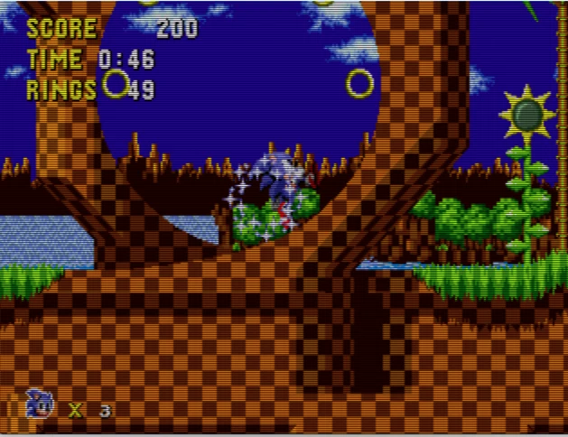 Box Art Sonic the Hedgehog Sega Genesis Video Game Cart