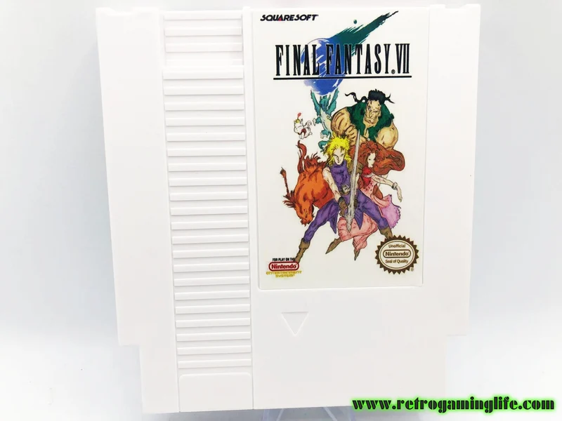 Final Fantasy VII NES English Translated RPG Game Repro Cart