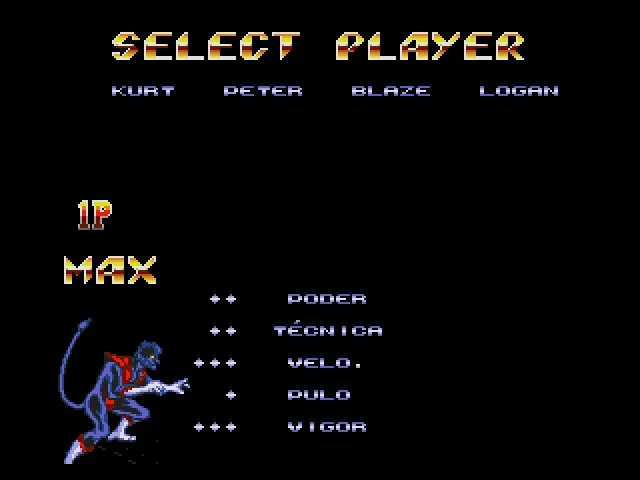 X-men in Streets of Rage 2 Sega Genesis Game Cart