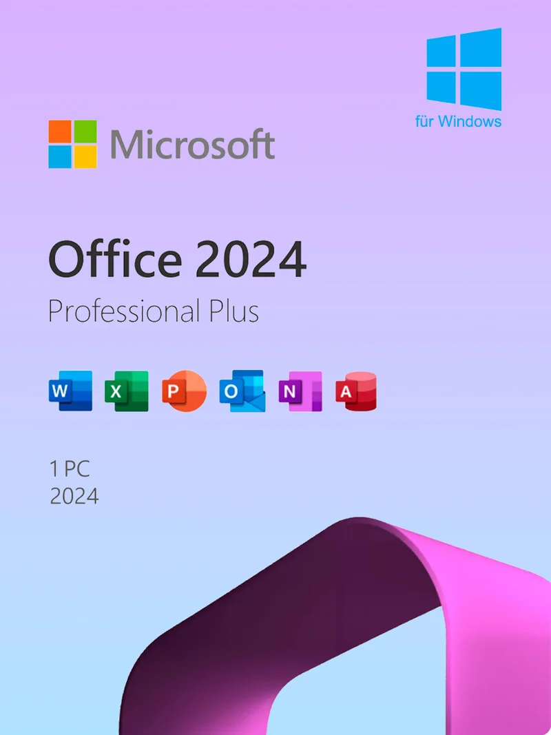 Microsoft Office 2024 Professional Plus - 24/7 Versand per E-Mail 32/64Bit