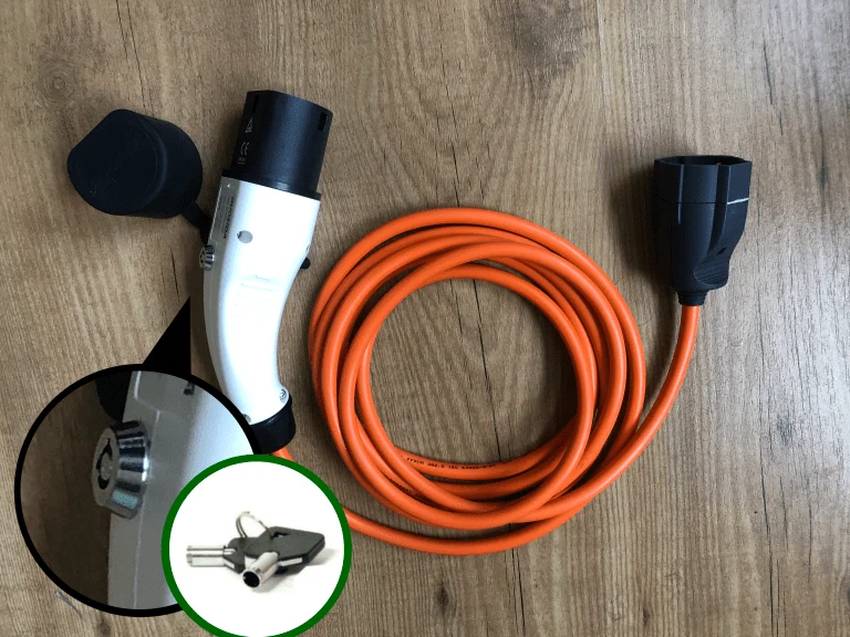 Mennekes Type2 - Shuko Ladekabel Adapter