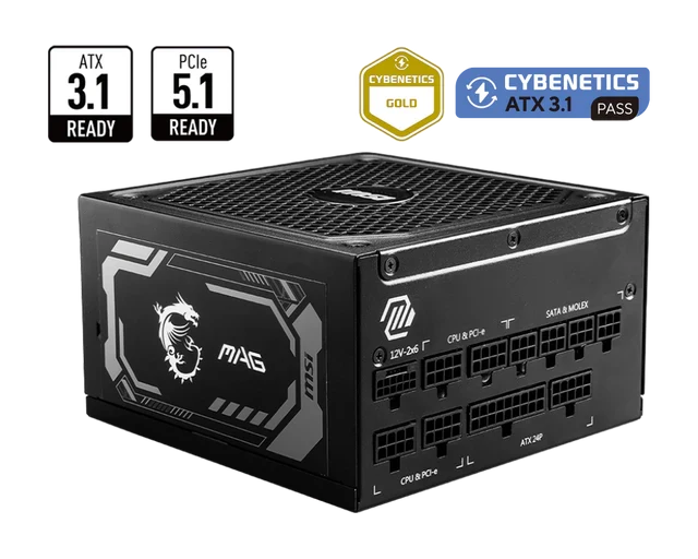 MSI Desktop PC Netzteil MAG A1250GL PCIE5