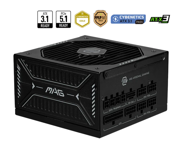 MSI Desktop PC Netzteil MAG A850GLS PCIE5