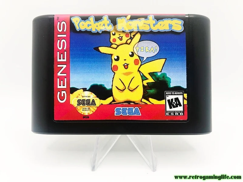Pokemon Pikachu Adventure Sega Genesis Game