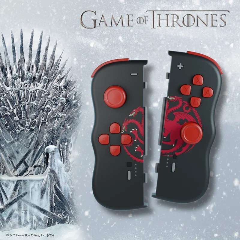 Manettes TWINPADS - GAME OF THRONES - Targaryen Black
