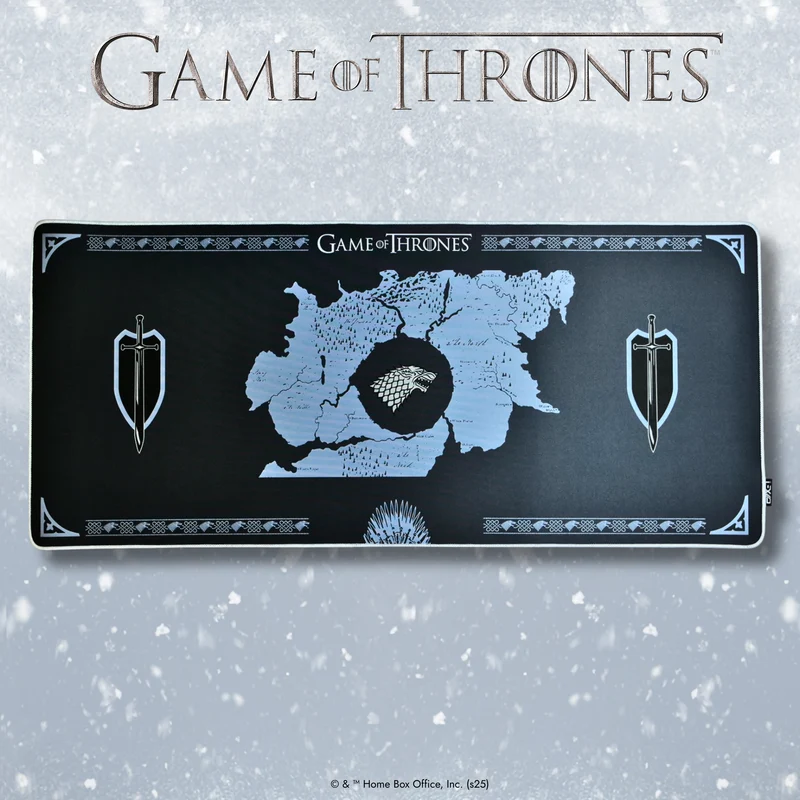 Tapis de souris Game of Thrones XXL, Maison Stark