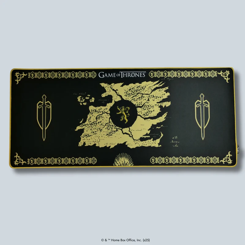 Tapis de souris Game of Thrones XXL, Maison Lannister Rouge