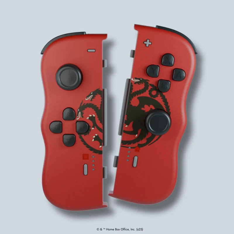 Manettes Twinpads pour Nintendo Switch™ - Game of Thrones - Targaryen Rouge