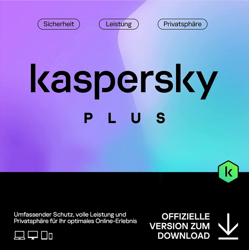 Kaspersky Lab Plus, 10 User, 1 Jahr, ESD (multilingual)
