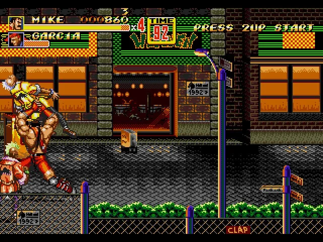 Final Fight in Streets of Rage 2 Sega Genesis Game