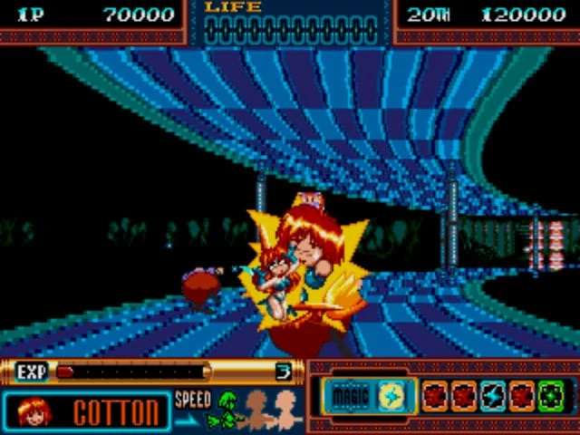 Panorama Cotton Shoot 'Em Up Repro Sega Genesis Game