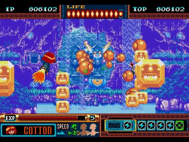 Panorama Cotton Shoot 'Em Up Repro Sega Genesis Game