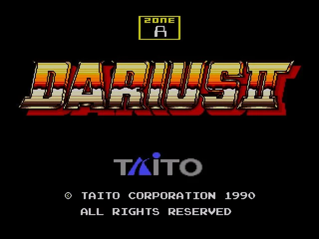 Darius 2 Sega Genesis Game Shoot 'em up